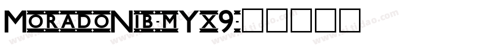 MoradoNib-mYx9字体转换