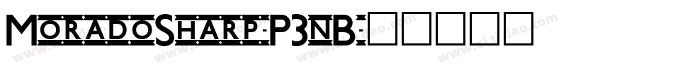 MoradoSharp-P3nB字体转换