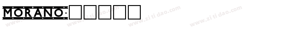 morano字体转换