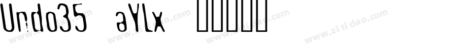 Undo35-aYLx字体转换