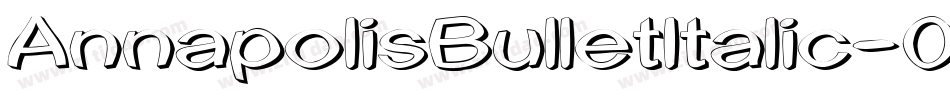 AnnapolisBulletItalic-0RvG字体转换