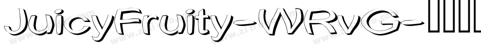 JuicyFruity-WRvG字体转换