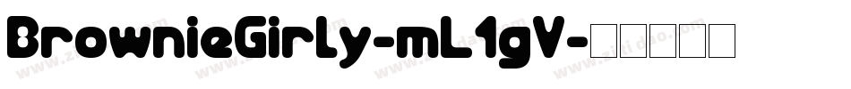 BrownieGirly-mL1gV字体转换