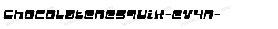 ChocolateNesquik-ev4n字体转换