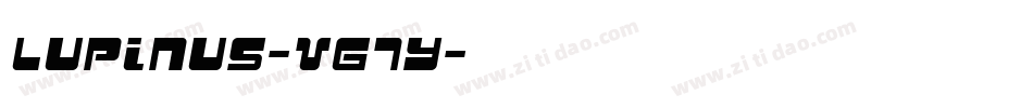 Lupinus-VG7y字体转换