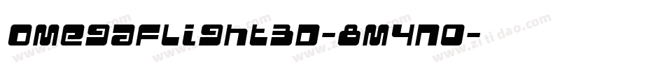 OmegaFlight3D-8M4n0字体转换