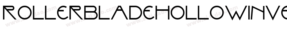 RollerBladeHollowInverse-JRRlx字体转换