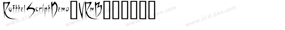 RafttelScriptDemo-VRmB字体转换