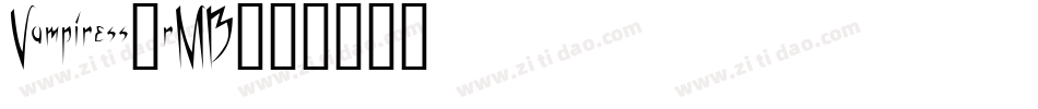 Vampiress-rMB字体转换