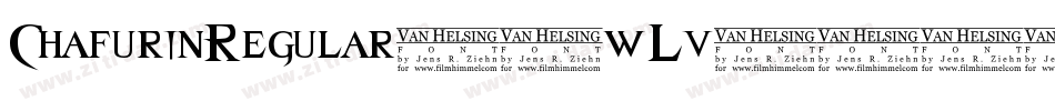ChafurinRegular-2wLv字体转换