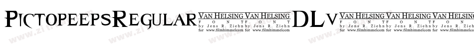 PictopeepsRegular-2DLv字体转换