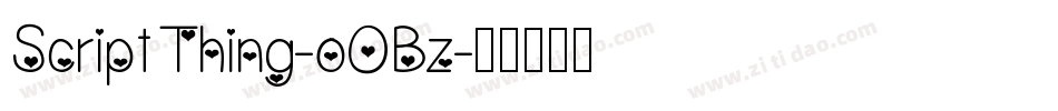 ScriptThing-oOBz字体转换