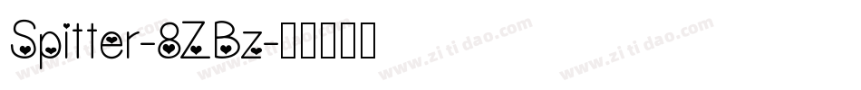 Spitter-8ZBz字体转换