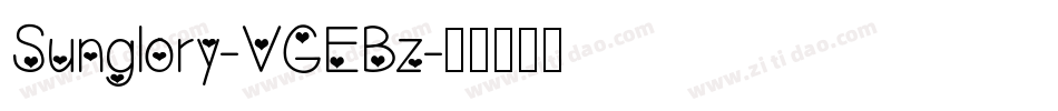 Sunglory-VGEBz字体转换