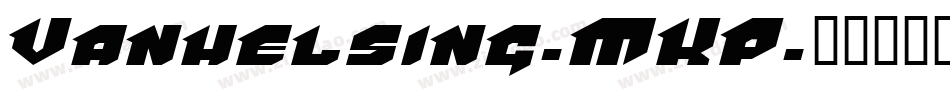 Vanhelsing-MKP字体转换