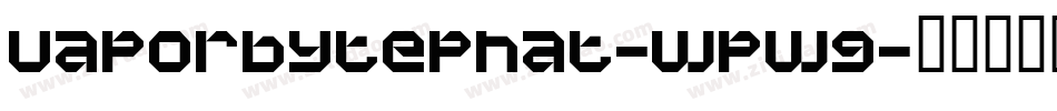 VaporbytePhat-WpW9字体转换