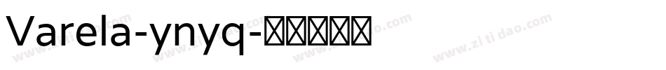 Varela-ynyq字体转换