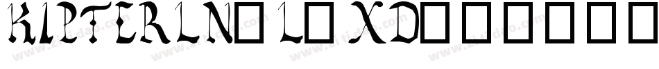 Kipferln-l9xd字体转换