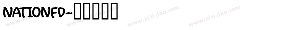 NATIONFD字体转换