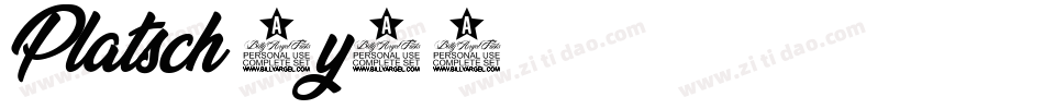 Platsch-5y58字体转换