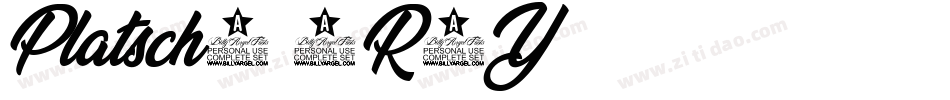 Platsch2-6R5Y字体转换