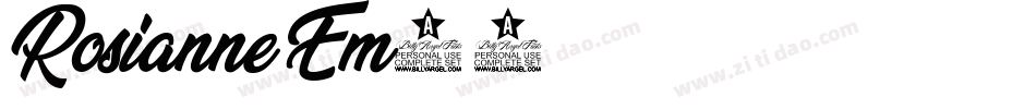 Rosianne-Em58字体转换