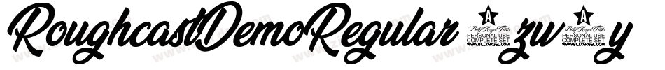 RoughcastDemoRegular-3zw5y字体转换