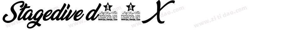 Stagedive-d58X字体转换