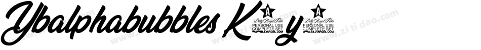 Ybalphabubbles-K5y7字体转换 Ybalphabubbles-K5y7字体转换