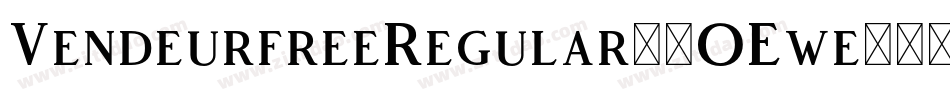 VendeurfreeRegular-2OEwe字体转换