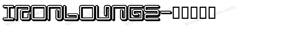 IRONLOUNGE字体转换