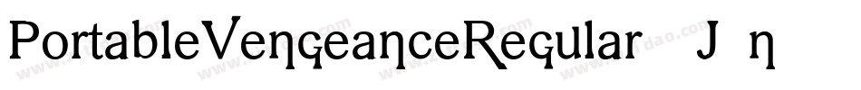 PortableVengeanceRegular-9J5n字体转换