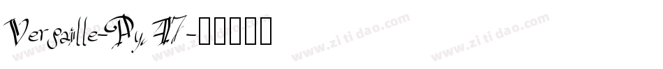Versaille-PyA7字体转换