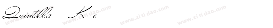 Quintella-1K3e字体转换 Quintella-1K3e字体转换