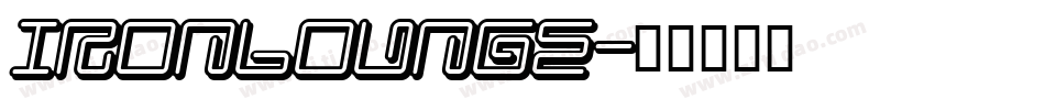 IRONLOUNGE字体转换