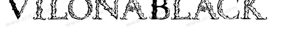 VilonaBlack-w11p6字体转换