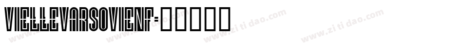 VielleVarsovieNF字体转换