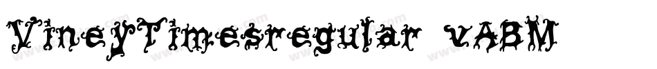 VineyTimesregular-vABM字体转换