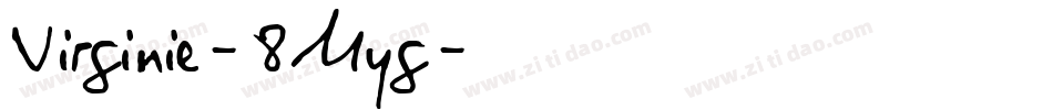 Virginie-8Myg字体转换