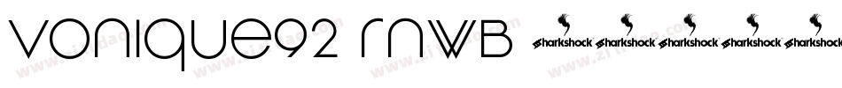 Vonique92-rnWB字体转换