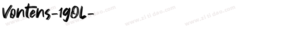 Vontens-1gOL字体转换