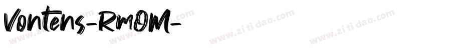 Vontens-RmOM字体转换