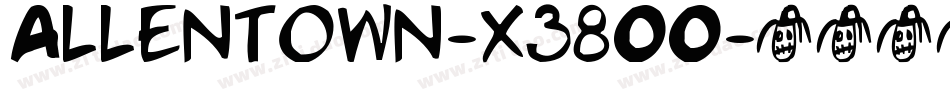 Allentown-x38OO字体转换