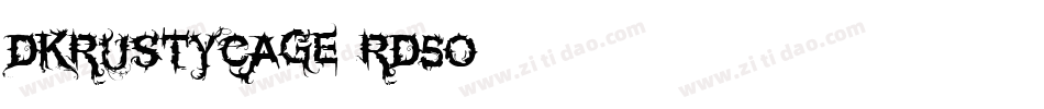 Dkrustycage-rd5O字体转换