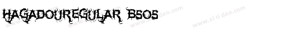 HagadouRegular-B5o5字体转换 HagadouRegular-B5o5字体转换