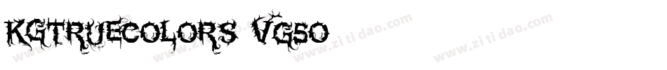 KgTrueColors-vG5O字体转换 KgTrueColors-vG5O字体转换