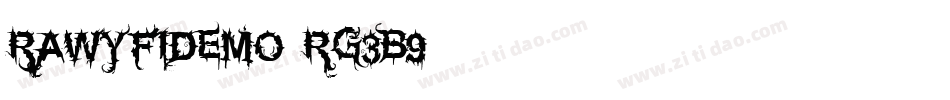 Rawyfidemo-rg3B9字体转换 Rawyfidemo-rg3B9字体转换