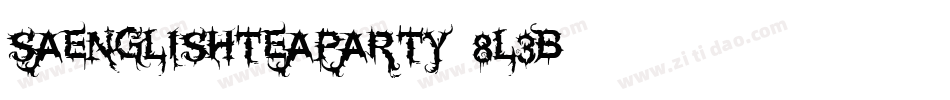 Saenglishteaparty-8L3B字体转换