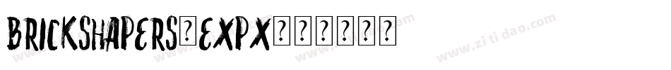 Brickshapers-eXPx字体转换