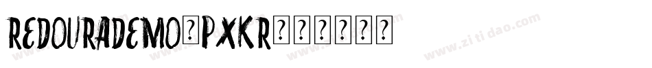 Redourademo-PxKr字体转换